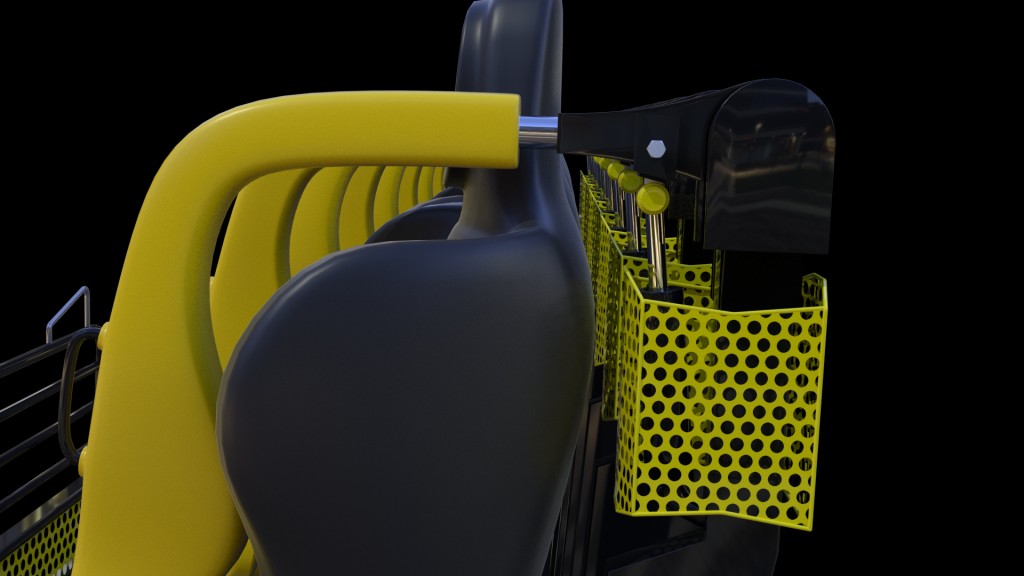 The Smiler Alton Towers Roller Coaster Car (Unrigged) preview image 3